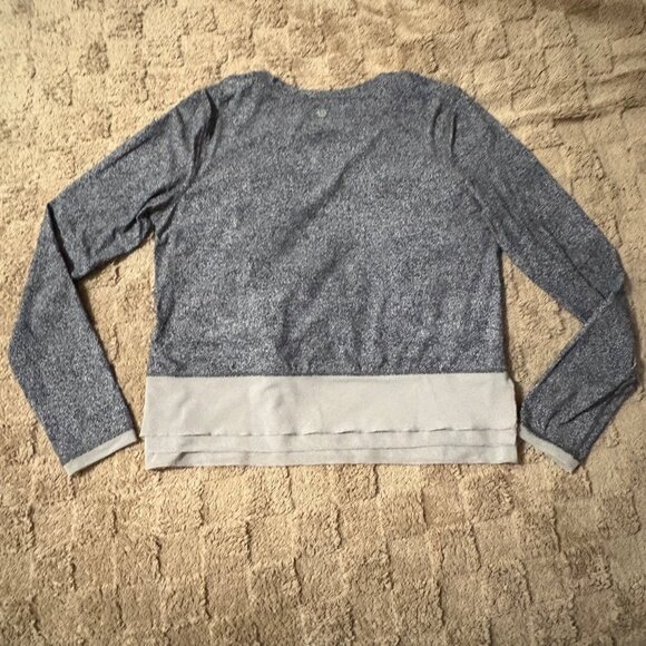 Lululemon Sole Training Long Sleeve Running Top UV Protect Shirt White Chrome 8 - Picture 4 of 9